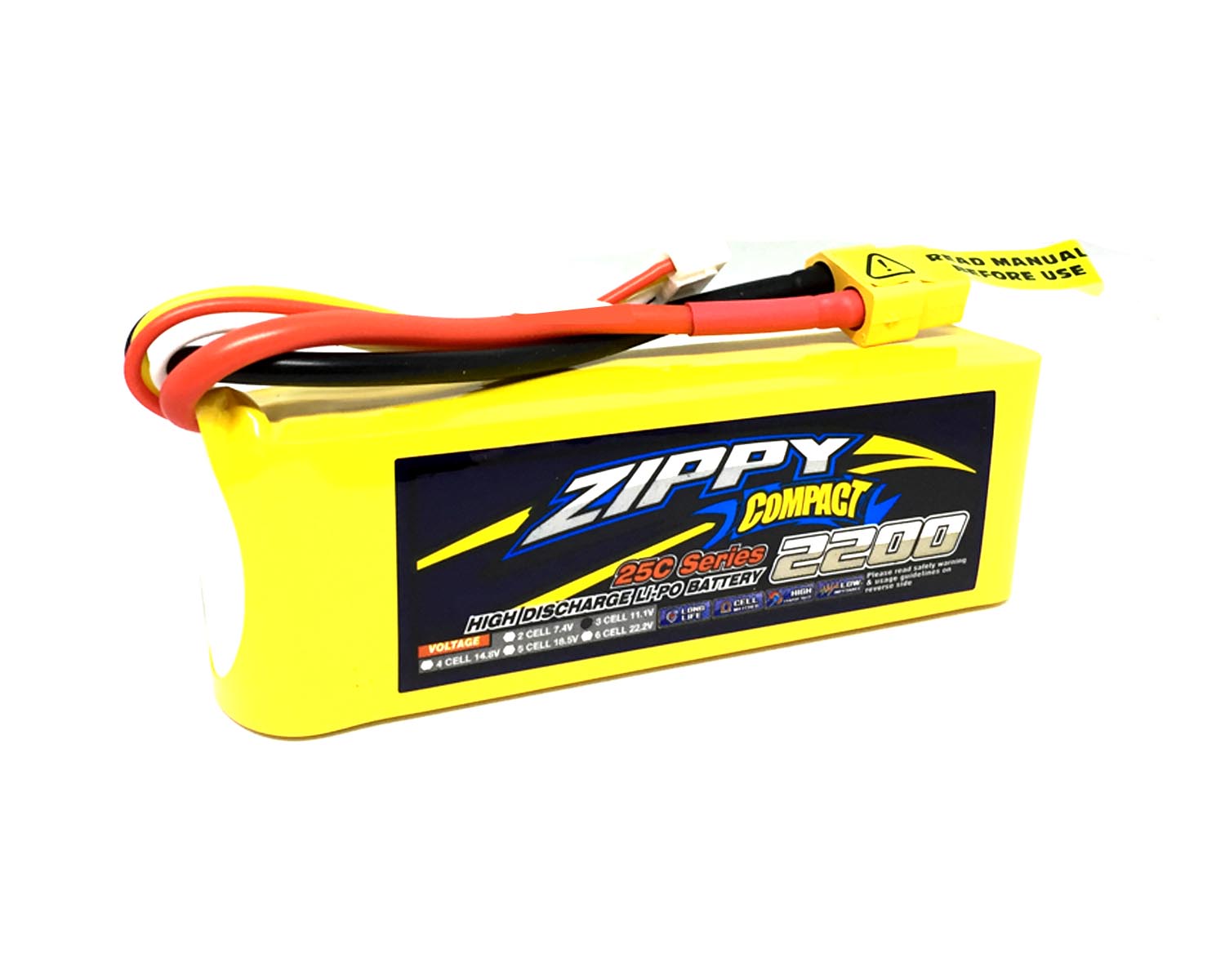 ZIPPY Compact 2200mAh 3S 25C Lipo Pack